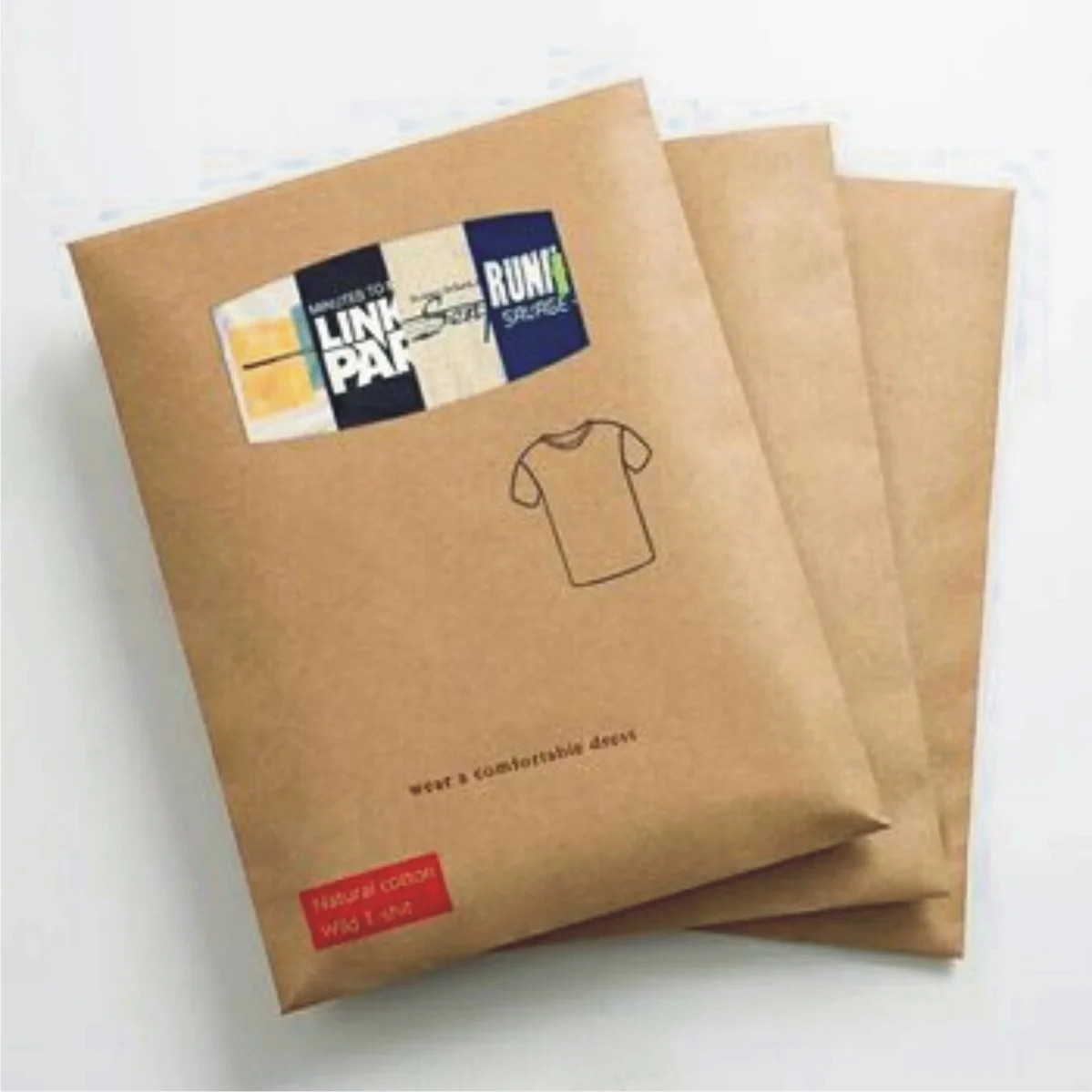 custom kraft mailer bags