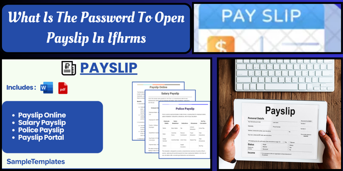 Open Payslip In Ifhrms