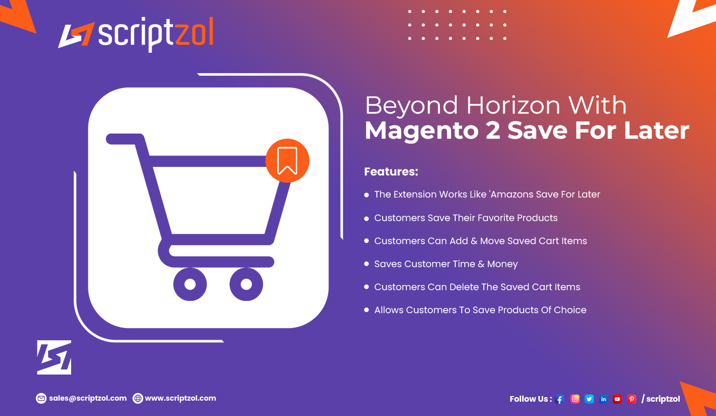 Beyond Horizon With Magento 2 Save For Later