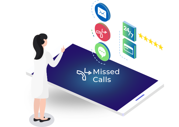 Missed call service