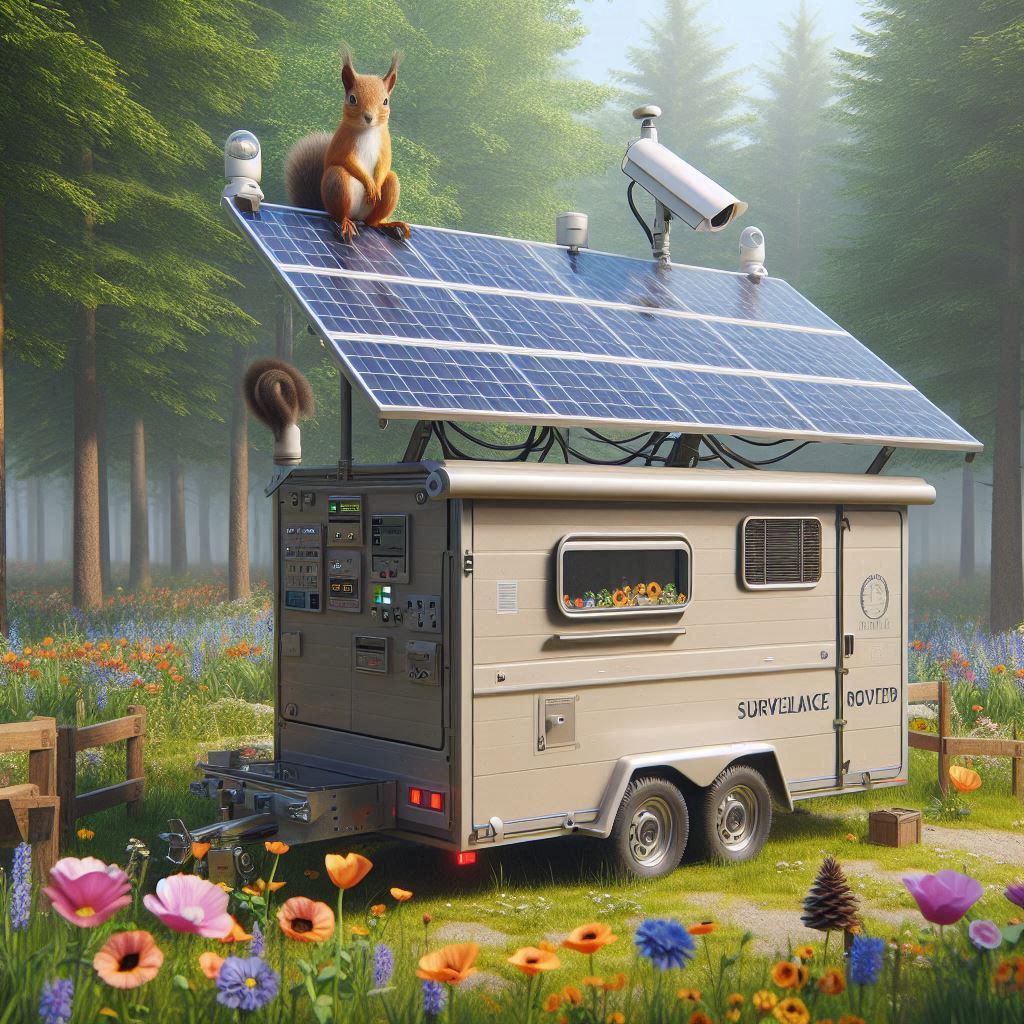 Solar Surveillance Trailer