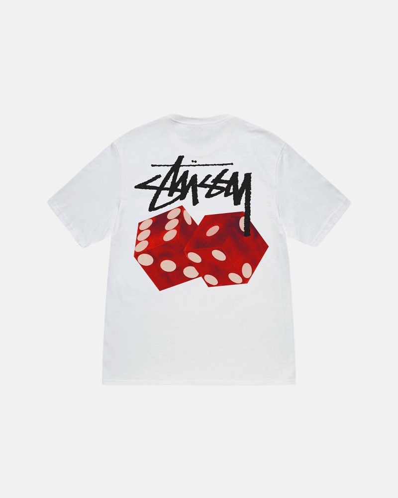 Stüssy Diced Out T-shirts Herren Weiß