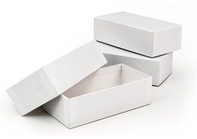 Bulk custom white box packaging