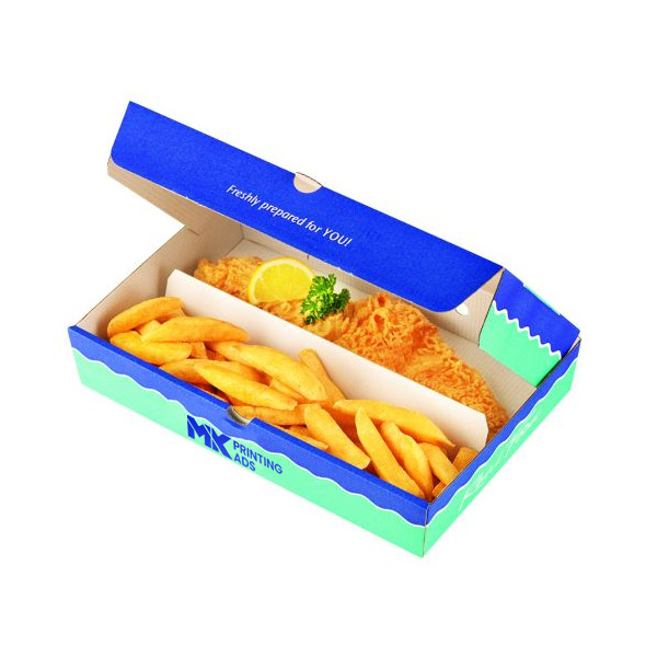 Bulk Fish and chips packaging