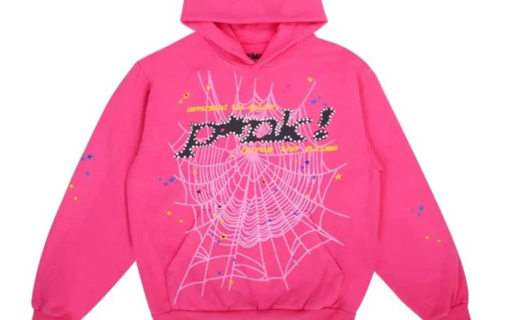 pink sp5der hoodie